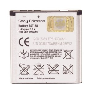 OEM Sony Ericsson W580 K850 K858 S500 Battery BST-38