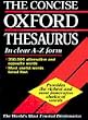 The Concise Oxford Thesaurus