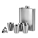 7oz Hip Flask (4xCups & Funnel) Set
