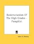 Rosicrucianism Of The High Grades - Pamphlet
