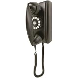 CROSLEY RADIO CR55-BK CLASSIC WALL PHONE (BLACK)