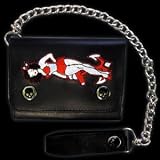 Black Vinyl Anchor Pin Up Girl Chain Wallet by Sourpuss