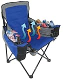 PolarHeat Heated and Cooled Oversized Folding Chair and Two Coolers