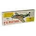 P-51B Mustang Warbird Balsa Kit Airplane by Guillows