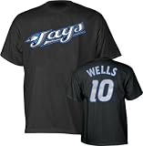 Vernon Wells Toronto Blue Jays Youth Player Name and Number Black T-Shirt