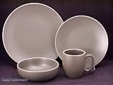 Vera Wang China Naturals Graphite Twelve 4 Pc Place Settings With Soup/Cereal