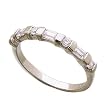 Platinum Baguette Diamond Anniversary Band