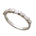 Platinum Baguette Diamond Anniversary Band