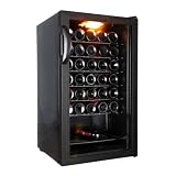 Vinotemp Freestanding 34-Bottle Wine Cellar - Black (VT34BLK)