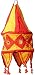 Lampshades Multicolored Applique Embroidered Fabric Indian-Style (clamp305)