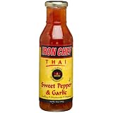 IRONCHEFThaiSweetPepper&GarlicSauce,AllNatural,Kosher,14-OunceGlassBottles(Packof3)