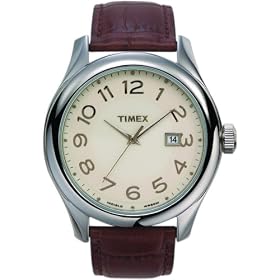 Timex Gents Watch with Brown Leather Strap T2K681