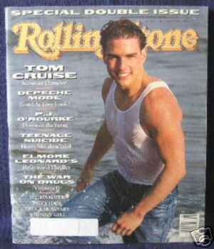 ROLLING STONE MAGAZINE ---TOM CRUISE ISSUE 582/583--JULY 12TH 1990