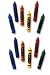 Crayon Cakes, Cupcakes, Cookies - Crayola Shaped Edible Hard Sugar Decorations (12 pcs)