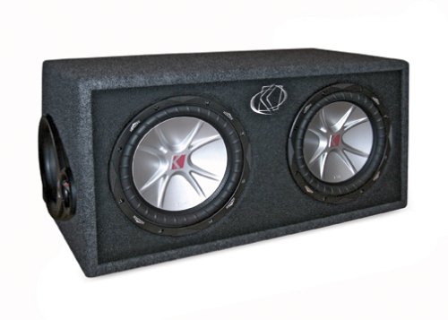 Kicker CompVR 07DCVR122 2-Ohm 2 Subwoofers In-Vent Box