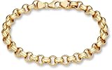 14K Gold Rolo Bracelet