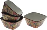 Certified International Wine Tour 5-1/2-Inch 3-D Ice Cream Bowl, Set of 4