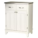 Buffet- White/ Stainless Steel
