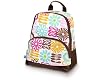 Backpack, Mini Backpack Fun Flowers Pattern Backpack, Mini Backpack Fun Flowers Pattern