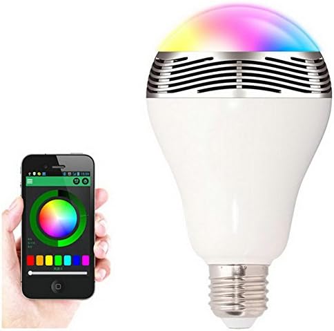 Wontimes 6W Wireless Bluetooth Smart LED Night Light Bulb Audio Music Lamp E27 Base App Control