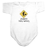 Baby Bodysuit White  Philippine Baby Working  Philippines Country