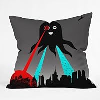 DENY Designs Brandon Dover Yay Throw Pillow, 18-Inch by 18-Inch