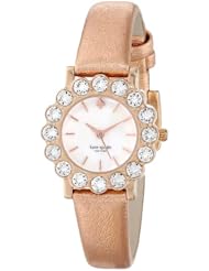 kate spade new york Womens 1YRU0326 Rose Gold Belvedere Strap Watch