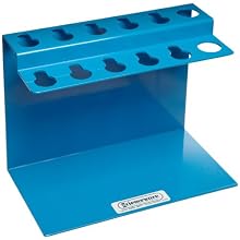 Bel-Art Scienceware 189620001 Aluminum Poxygrid Microliter Pipettor Rack, 9" Length x 5" Width x 6-3/4" Height