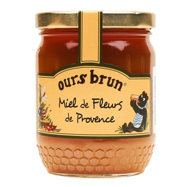 Ours Brun French Provence Flower All Natural Honey 17.6 Oz by Honey
