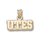University of Utah Block UTES 1/4 Pendant (14kt)
