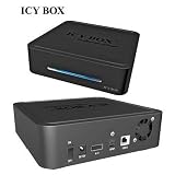 Electronics : Nanobits Icybox IB-MP303S 1000GB / 1TB Hard Drive Multimedia Player - DivX 6, High Definition (720p/1080i), 5.1ch Surround Sound