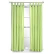 Tadpoles Basic Solid Green 2-pc. Set  63" Curtain Panels