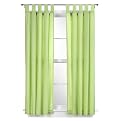 Tadpoles Basic Solid Green 2-pc. Set  63" Curtain Panels