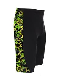 Tuga UPF 50+ Boys Jammers Swim Team Fitted Trunks (UV Sun Protective)