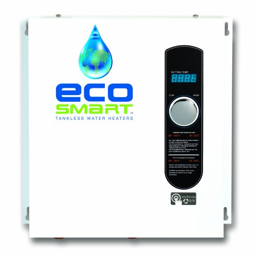   Ecosmart ECO 27 Electric Tankless Water Heater, 27 KW at 240 Volts with Patented Self Modulating Technology