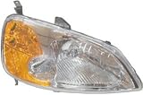 NEW HEADLIGHT HEAD LAMP 01 02 03 HONDA CIVIC 4DR RIGHT SIDE