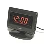 Sharp SPC061 Red LED Plasma-TV Style Alarm Clock (Silver)