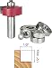 Freud 32-524 1-3/8-Inch Rabbeting Bits with Bearing Set