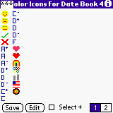 25 Color Icons For DATEBK