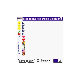 25 Color Icons For DATEBK