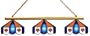 Imperial New York Knicks Licensed Three Shade Stained Glass Billiard Table Lamp