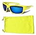VertX Polarized Neon Sunglasses Sport Cycling Running Outdoor & Microfiber Pouch