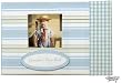 Blue Gingham "Grandma's Brag Book" Photo Album