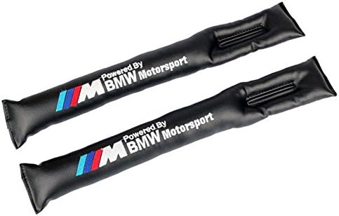 2pcs BMW ///M M Performance Car Seat Mat Seam Leakproof Gap Pad Holster Filler