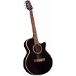 Takamine EG260C-BL FXC Cutaway Acoustic-Electric Guitar - Black