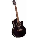 Takamine EG260C-BL FXC Cutaway Acoustic-Electric Guitar - Black