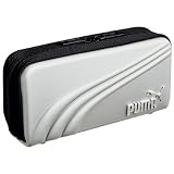 PUMA レリーフラインペンケース シルバー