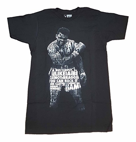 Muhammad Ali Text Fill Graphic T-Shirt - Large