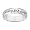 Personalized 5mm. Sterling Silver Band with Message Outside - 6