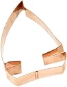 Old River Road Sailboat Shape Cookie Cutter, Copper